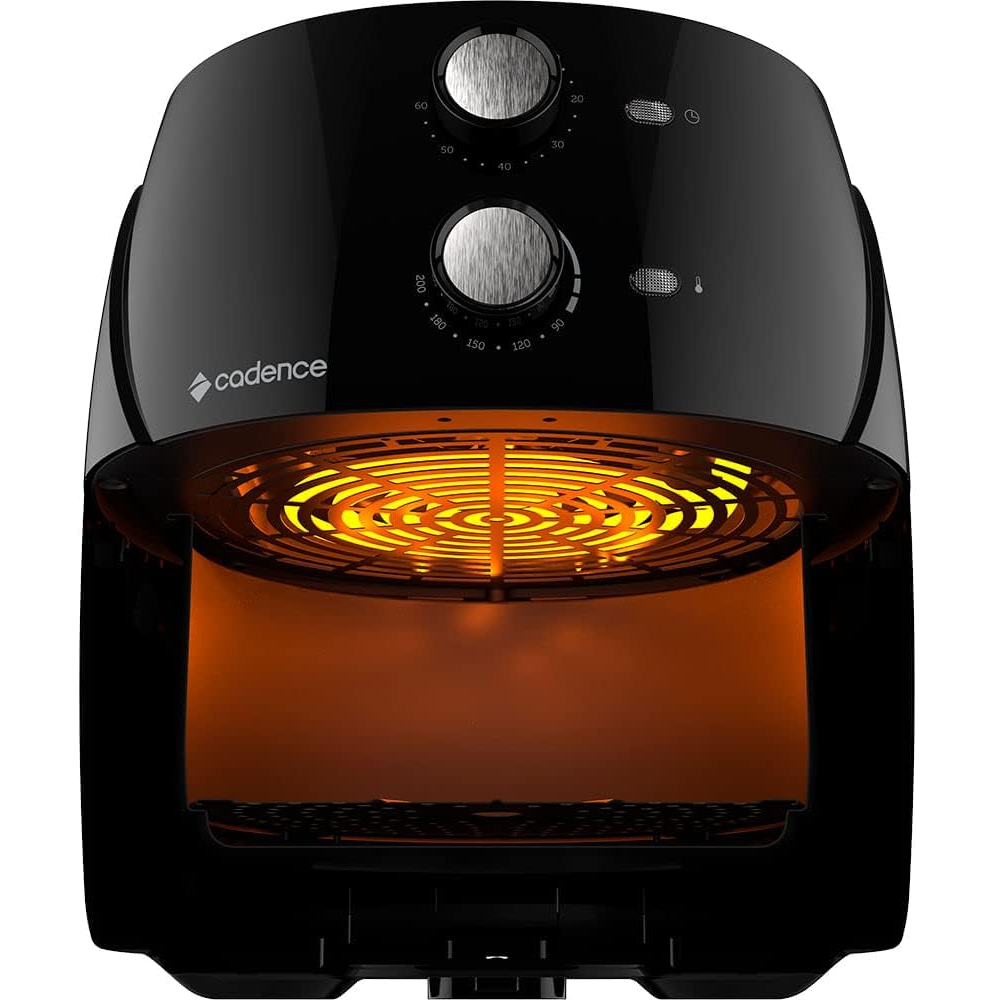 Fritadeira Elétrica Air Fryer Cadence Sem Óleo 3,8 Litros Preta 220V FRT 555, , large image number 4