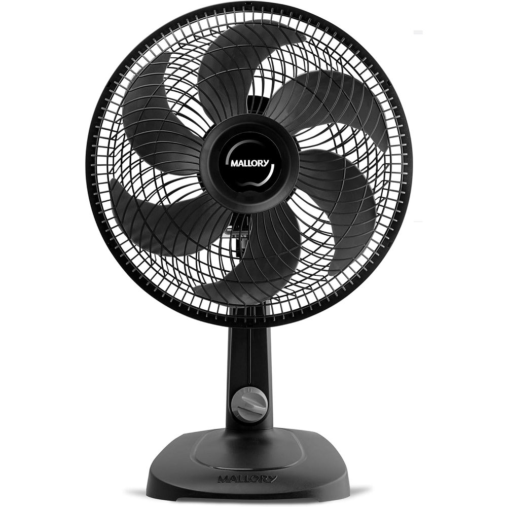 Ventilador Mallory de Mesa 30cm Preto/Grafite 220V Turbo Compact