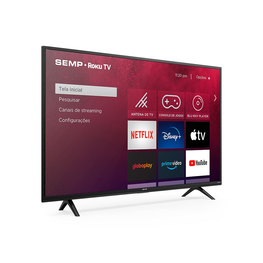 Smart Tv 43" Semp Roku LED Full HD R5500 Wi-Fi 3 HDMI Dual Band 1 USB DTV Decoder, , large image number 1